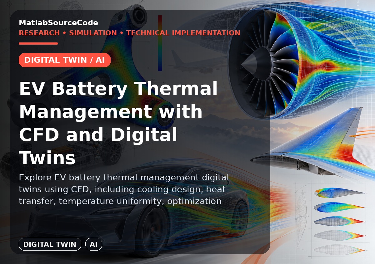 EV Battery Thermal Management with CFD and Digital Twins