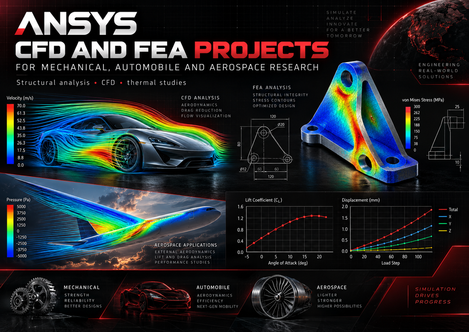 Research Model of Aircraft Wing Rib Optimization using ANSYS Mechanical