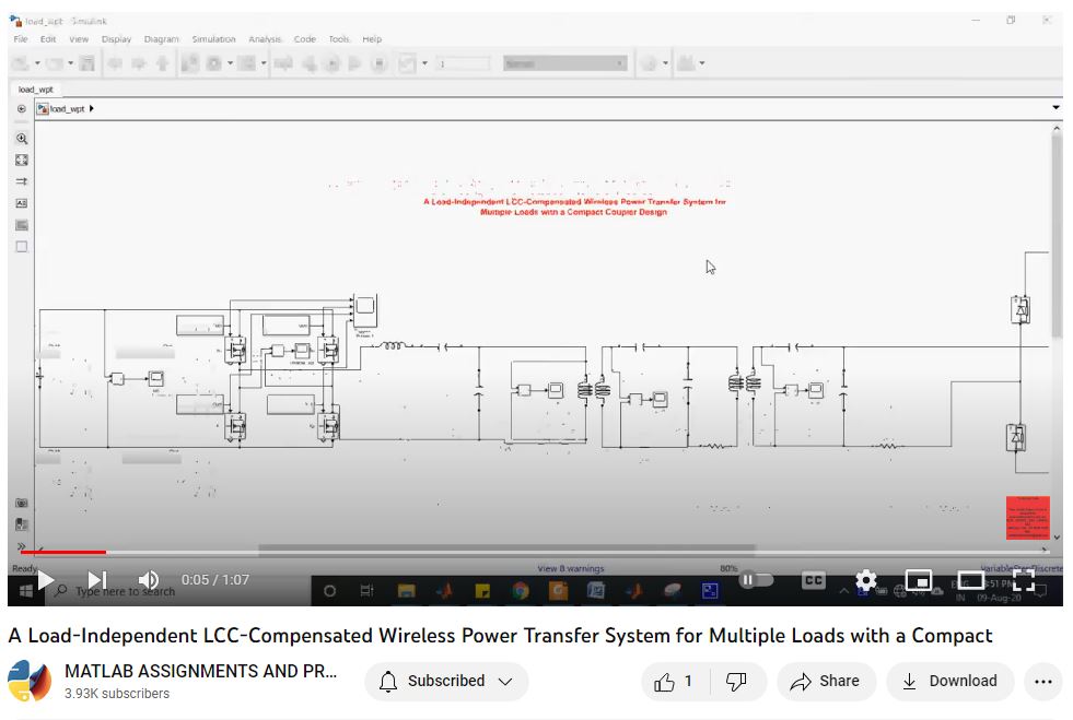 A Load-Independent Lcc-Compensated Wireless Power Transfer System For Multiple Loads With A Compact project simulation thumbnail for Renewable Energy Engineering