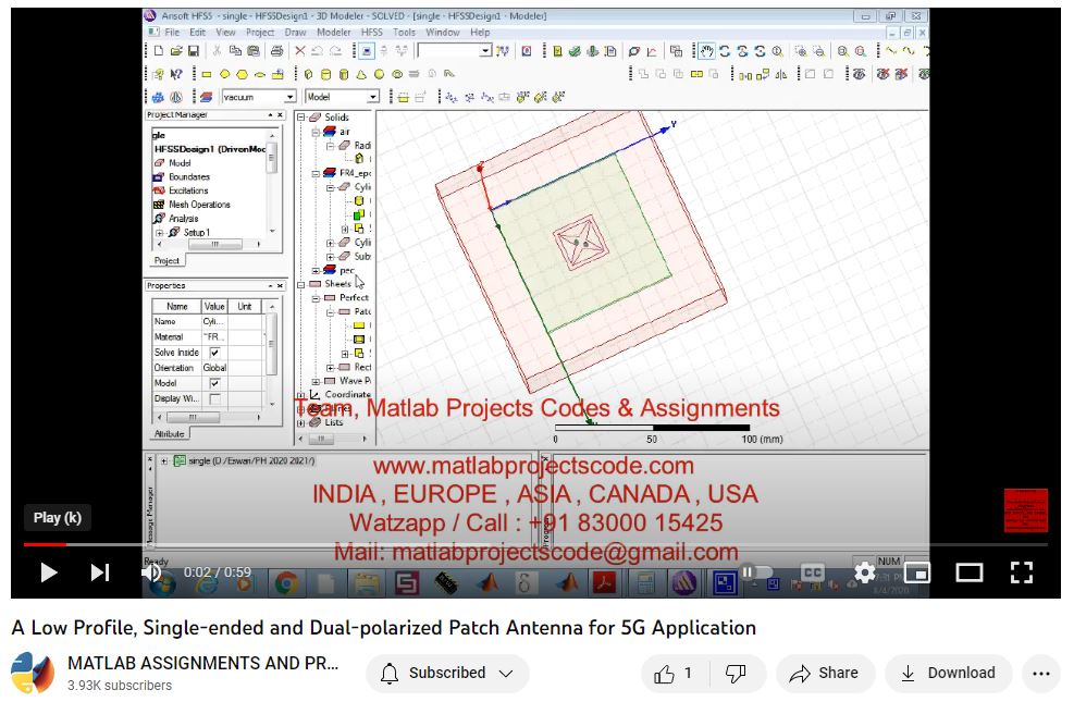 A Low Profile Single-Ended And Dual-Polarized Patch Antenna For 5G Application project thumbnail image