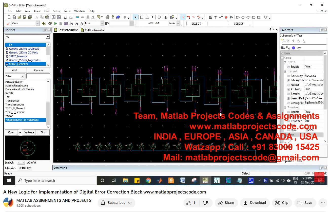 A New Logic For Implementation Of Digital Error Correction Block-Matlab Simulink-Electrical Assignments-Projects-Phd Research project simulation thumbnail for Electrical Engineering