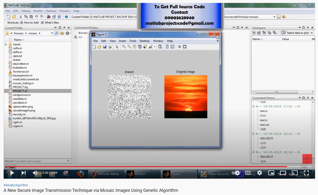 A New Secure Image Transmission Technique Via Mosaic Images using Genetic Algorithm project simulation thumbnail for Signal Processing and AI Engineering
