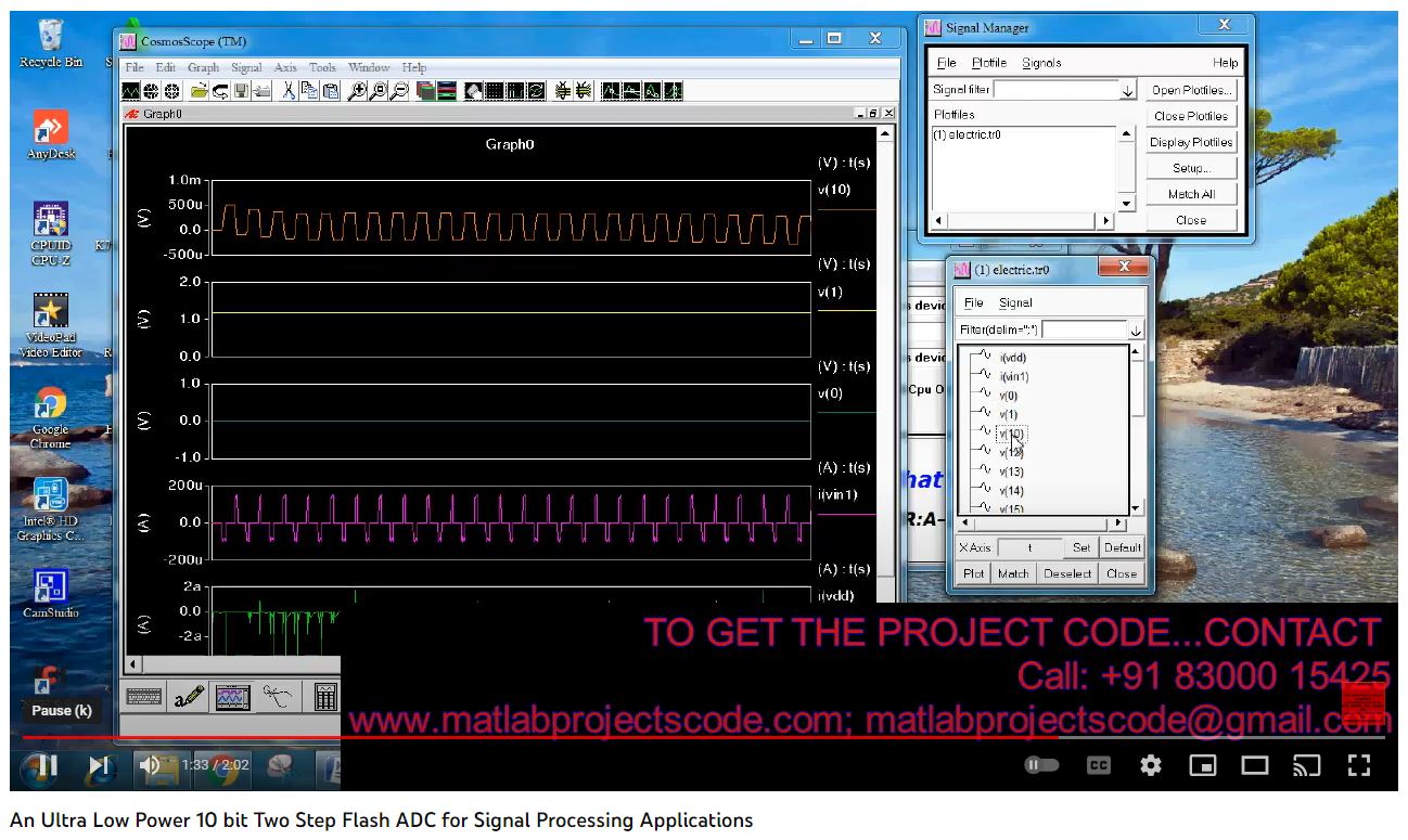 An Ultra Low Power 10-Bit Two-Step Flash Adc For Signal Processing Applications project simulation thumbnail for Renewable Energy Engineering