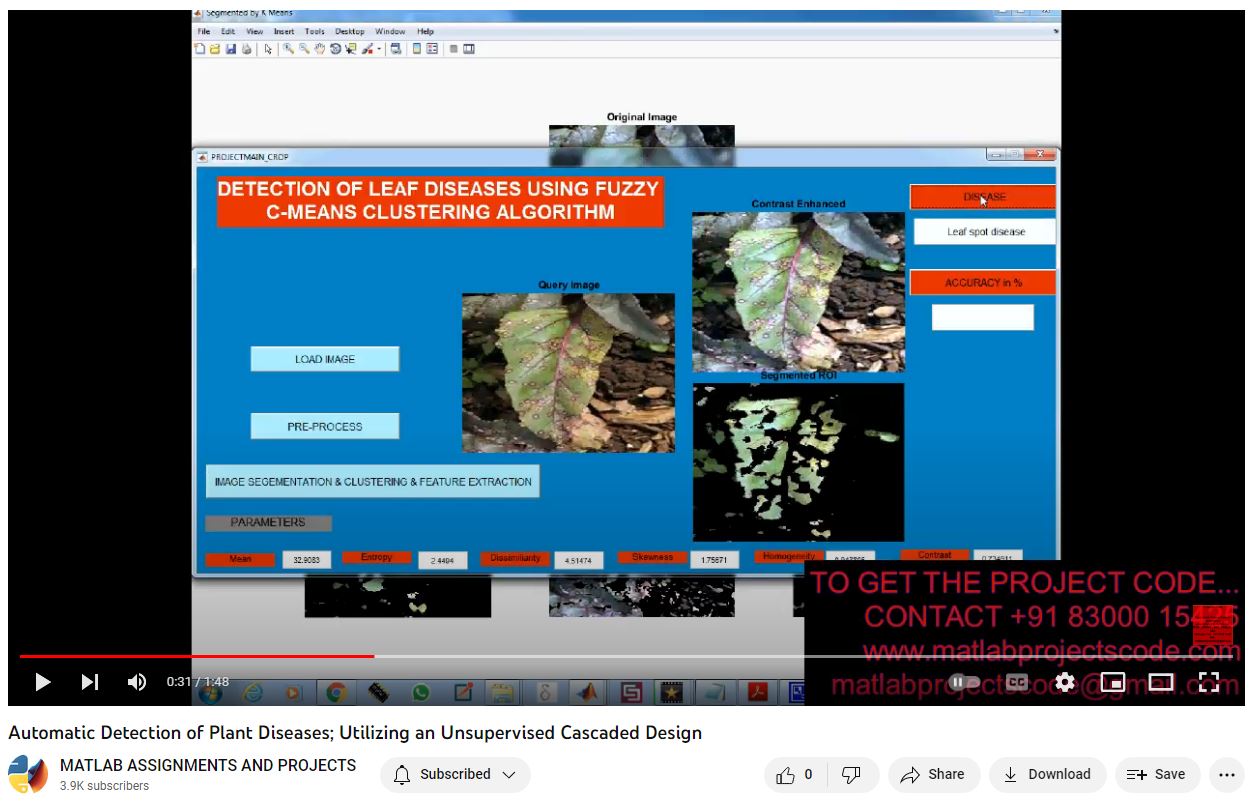 Automatic Detection Of Plant Diseases-Utilizing An Unsupervised Cascaded Design project simulation thumbnail for Signal Processing and AI Engineering
