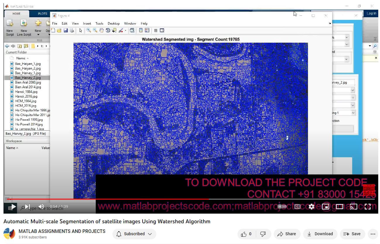 Automatic Multi-Scale Segmentation Of Satellite Images Using Watershed Algorithm project simulation thumbnail for Mechanical, EV and Mechatronics Engineering