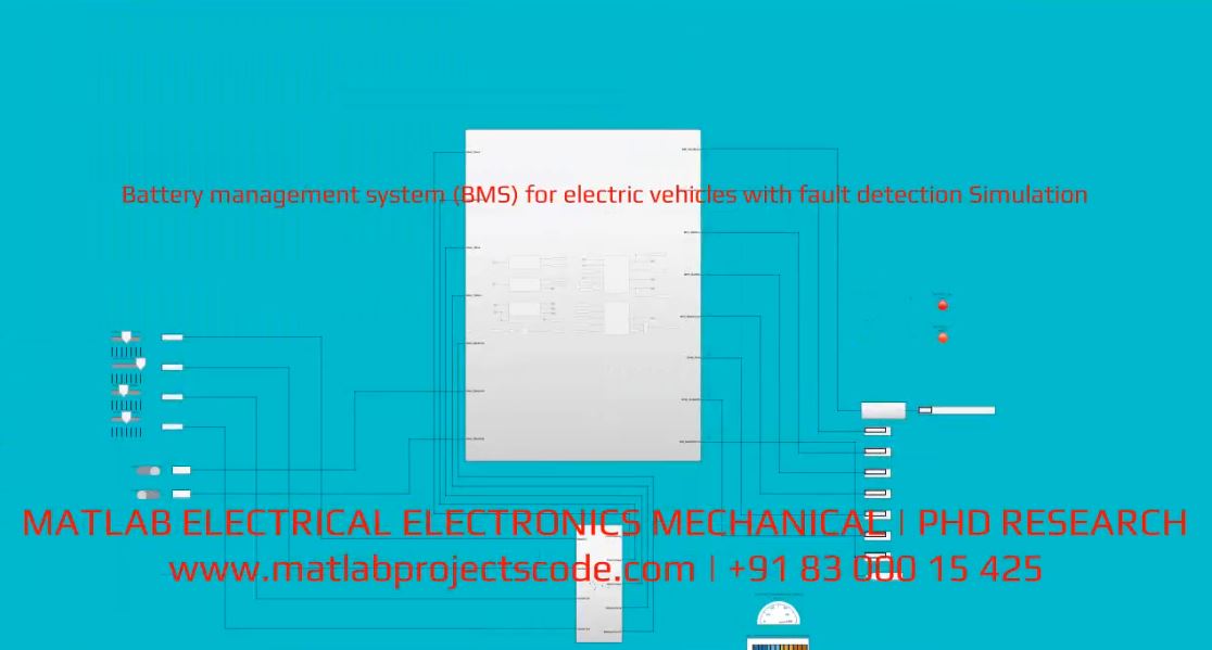 Battery Management System Bms For Electric Vehicles With Fault Detection Simulation project thumbnail image