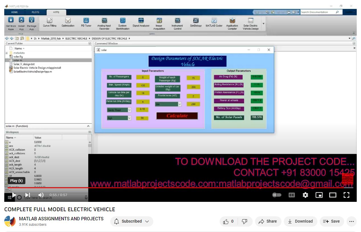 Complete Full Model Electric Vehicle project simulation thumbnail for Mechanical, EV and Mechatronics Engineering