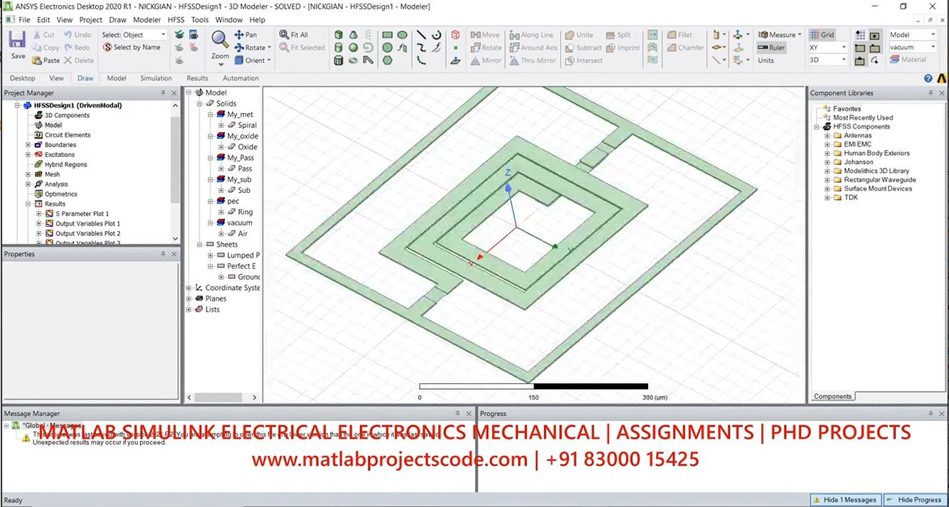 Car Antenna Radar At 77 Ghz Antenna Using Ansys Hfss - Vehicular Communication - Car Antenna project simulation thumbnail for Electromagnetics and RF Engineering