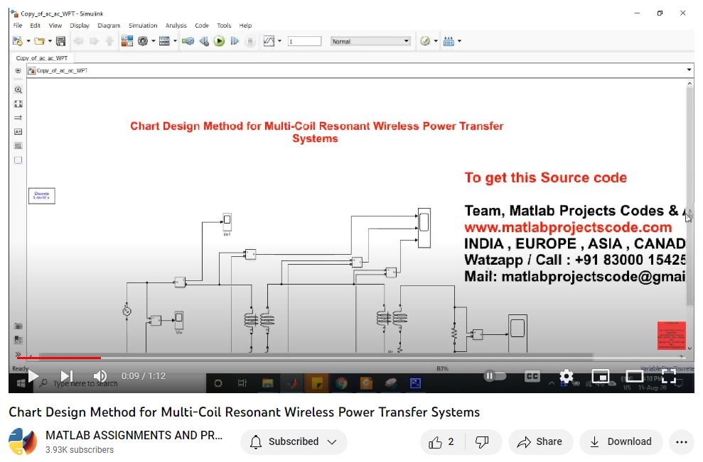 Wireless Power Transfer By High Frequency Resonating Coils Circuit Diagram
