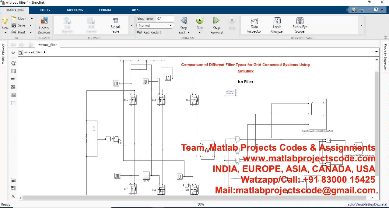 Comparison Of Different Filter Types For | MATLAB Project