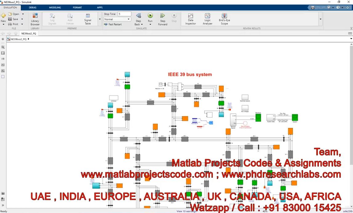 Comparison Of Voltage Stability Assessment Using Different Machine Learning Algorithms project simulation thumbnail for Electronics Engineering