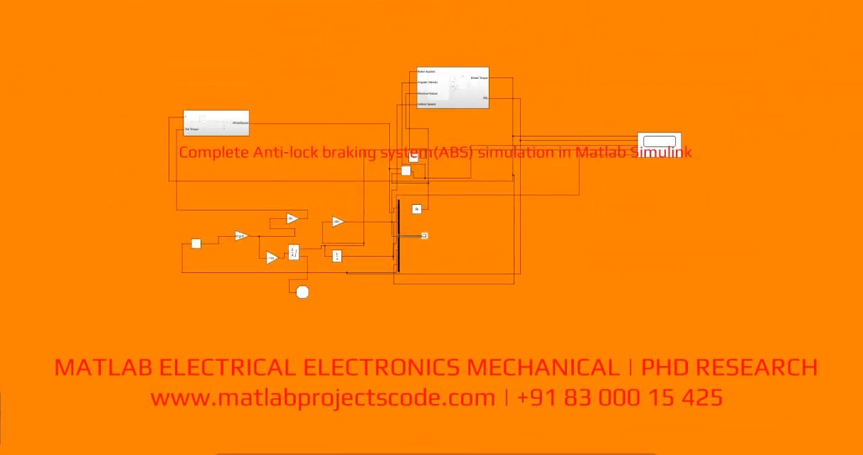 Complete Anti-Lock Braking System Abs Simulation In Matlab Simulink project thumbnail image