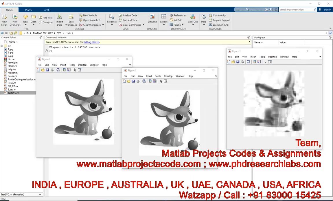Computing Singular Value Decomposition Of A Matrix __ Matlab __ Matlab Projects __ Assignment project simulation thumbnail for Electrical Engineering
