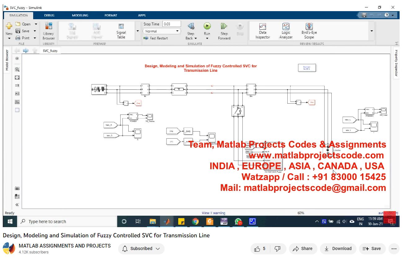 Design Modeling And Simulation Of Fuzzy Controlled Svc For Transmission Line project thumbnail image