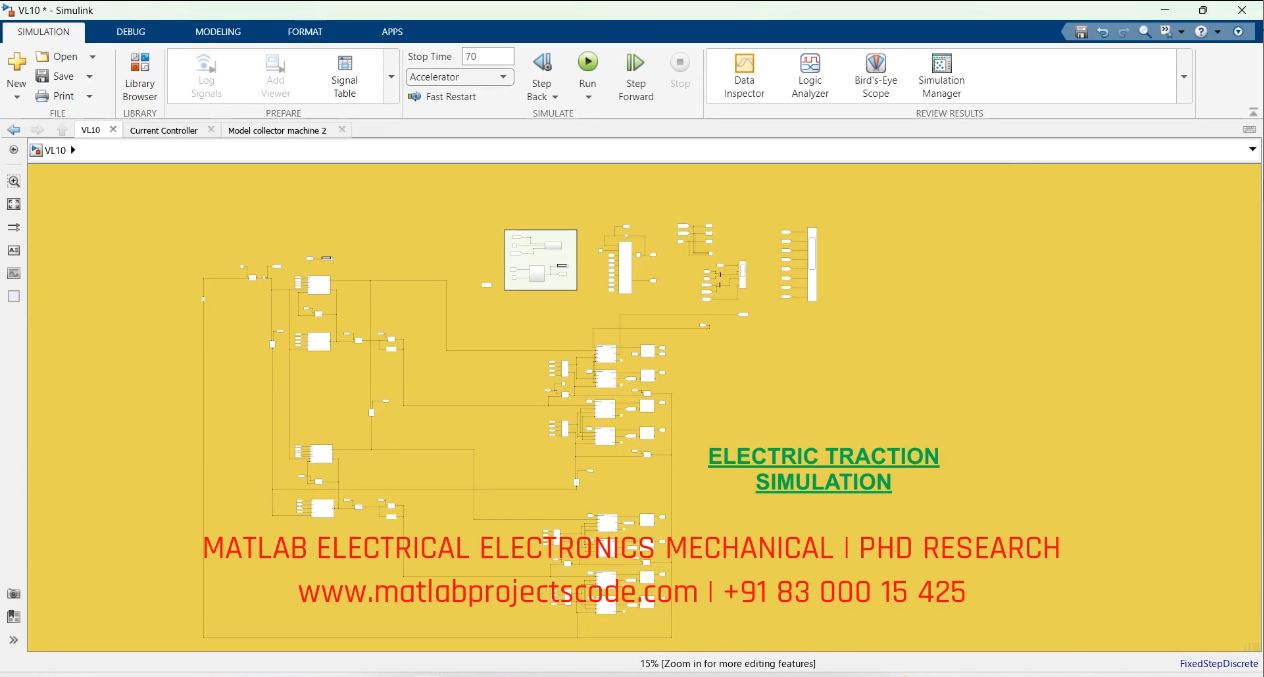 Electric Traction Simulation | MATLAB Project