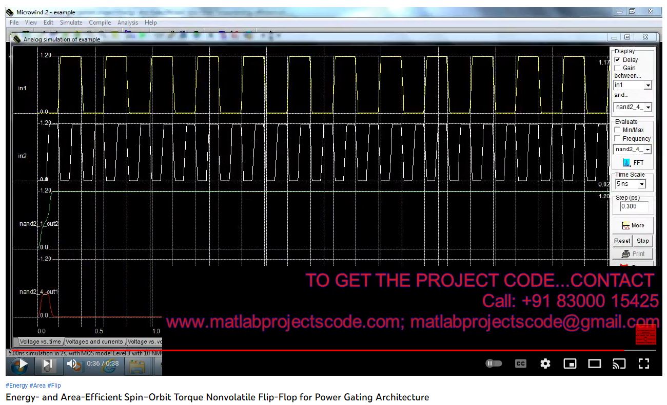 Energy- and Area-Efficient Spin-Orbit Torque Nonvolatile Flip-Flop for Power Gating Architecture project simulation thumbnail for Electronics Engineering