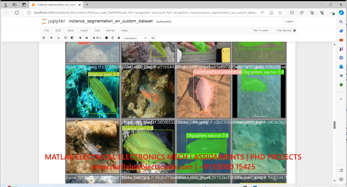 Fish Detection And Classification In Yolo Dataset Gpu Python Code project simulation thumbnail for Signal Processing and AI Engineering