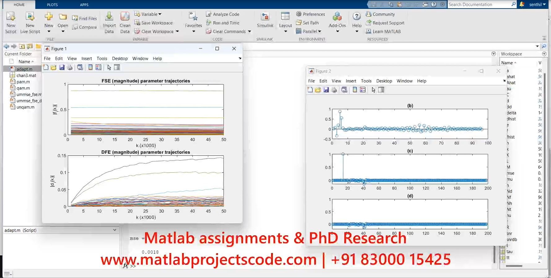Fsedfe Combination For Square M-Qam Over T2-Spaced Microwave Channels With Awgn Initialized By Unbiased Mmse-Fse Receiver - Matlab Communication project simulation thumbnail for Communication Systems Engineering