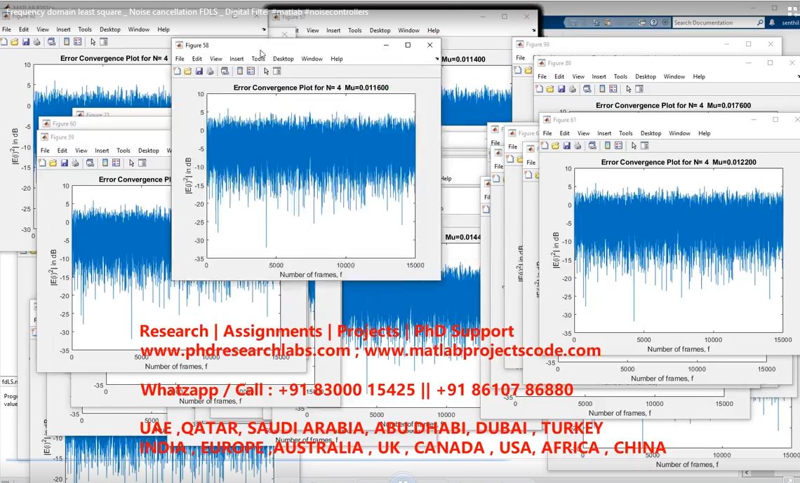 Frequency Domain Least Square _ Noise Cancellation Fdls _ Digital Filter project simulation thumbnail for Electrical Engineering