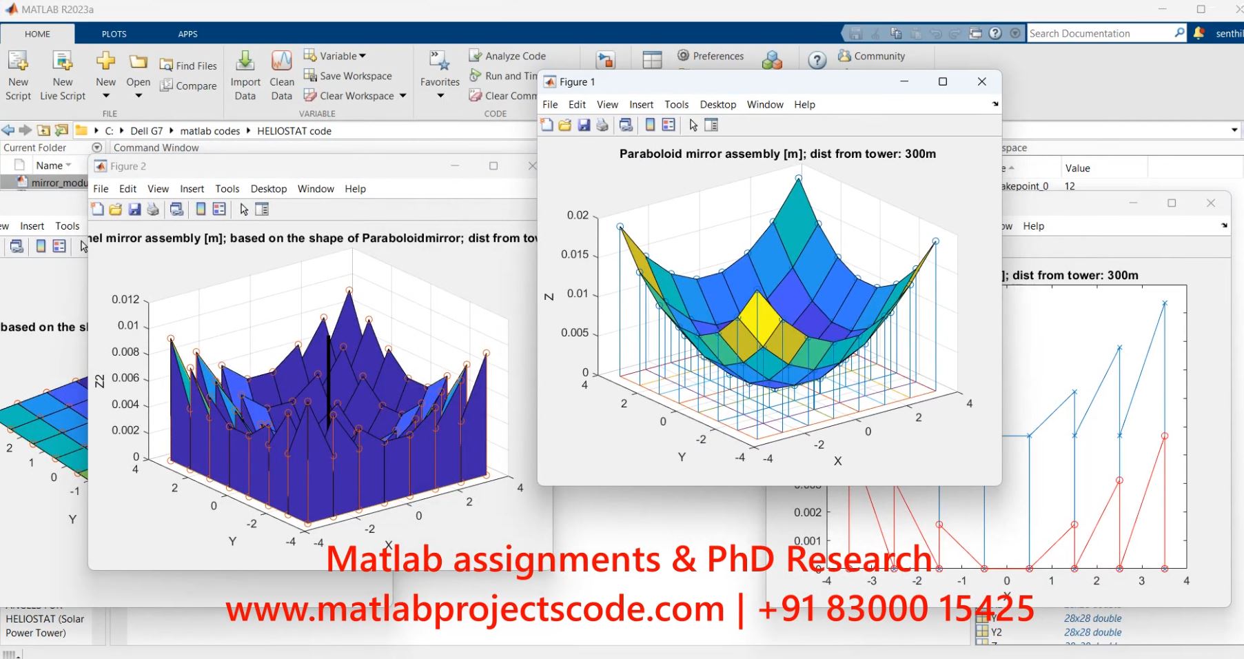 Heliostat Position Design Solar Power Plants Matlab Code-Pv-Electrical project simulation thumbnail for Renewable Energy Engineering