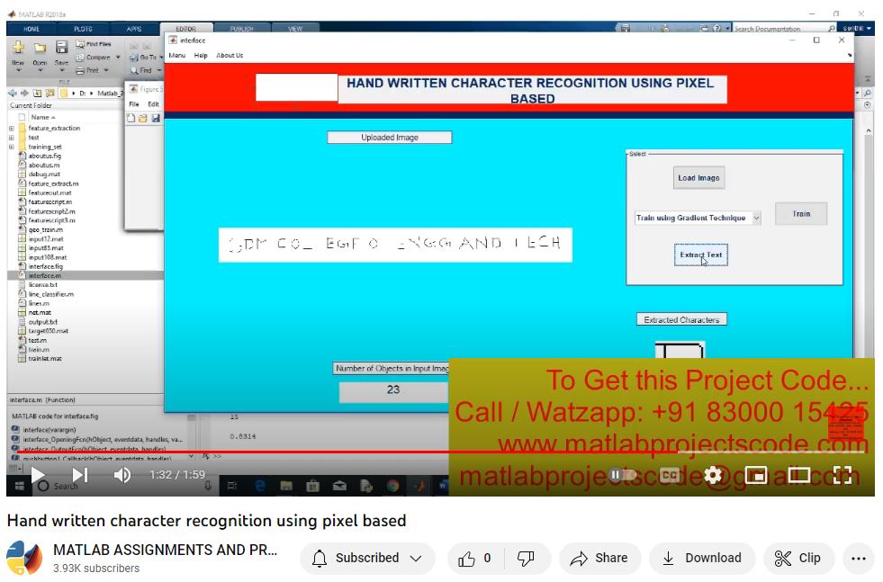 Hand Written Character Recognition Using Pixel Based project simulation thumbnail for Signal Processing and AI Engineering