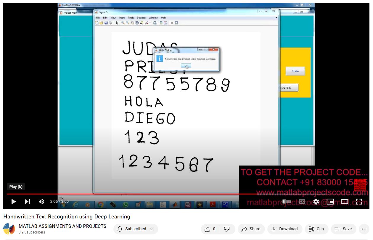 Handwritten Text Recognition Using Deep Learning project simulation thumbnail for Signal Processing and AI Engineering