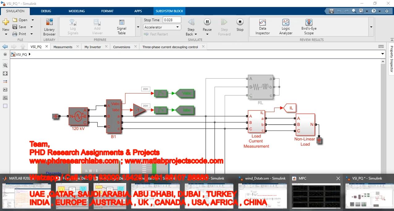 Harmonic Elimination Using Fuzzy Logic For An Active Harmonic Compensator project simulation thumbnail for Control Systems Engineering