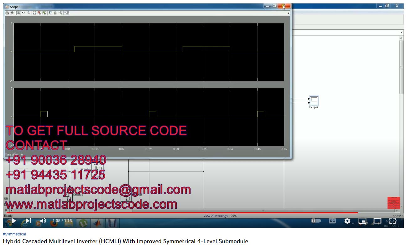 Hybrid Cascaded Multilevel Inverter (HCMLI) with Improved Symmetrical 4-Level Submodule project thumbnail image