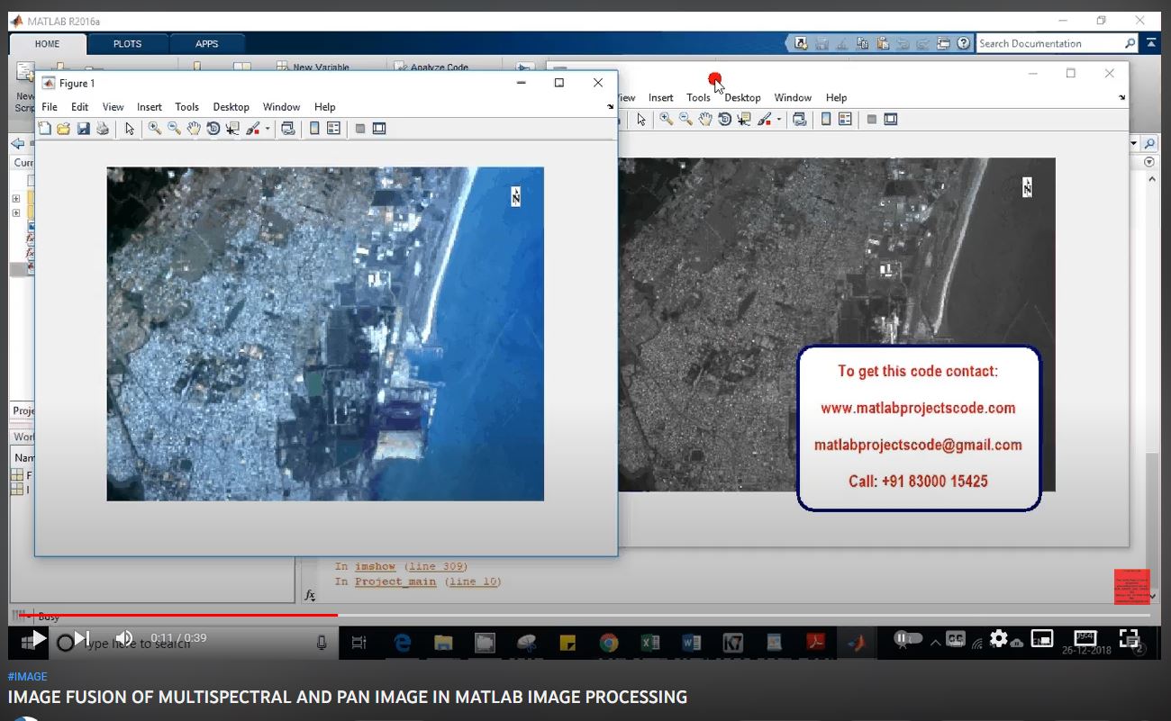 IMAGE FUSION OF MULTISPECTRAL AND PAN IMAGE IN MATLAB IMAGE PROCESSING project simulation thumbnail for Signal Processing and AI Engineering