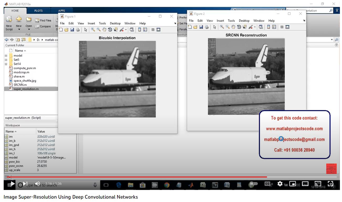 Image Super-Resolution using Deep Convolutional Networks project simulation thumbnail for Communication Systems Engineering