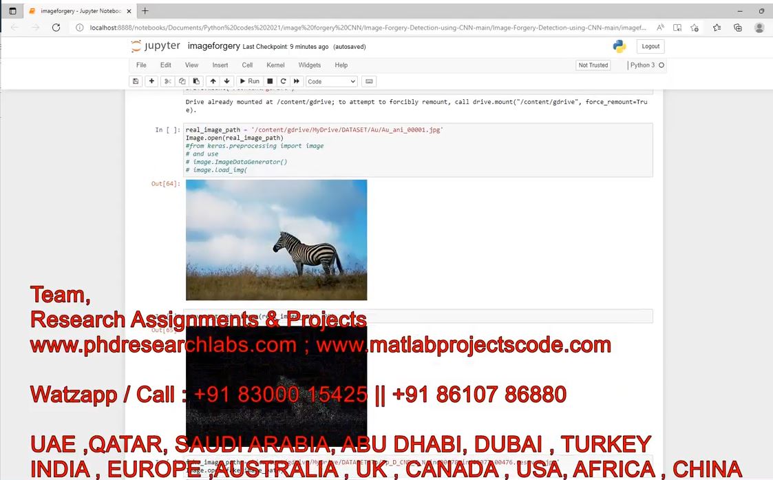 Image Forgery Detection Cnn Python - Casia Dataset - Image Forgery - Cnn - Python Code - Python project simulation thumbnail for Signal Processing and AI Engineering