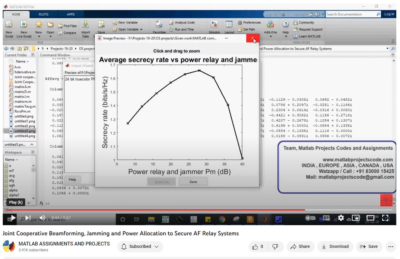 Joint Cooperative Beamforming Jamming And Power Allocation To Secure Af Relay Systems project thumbnail image