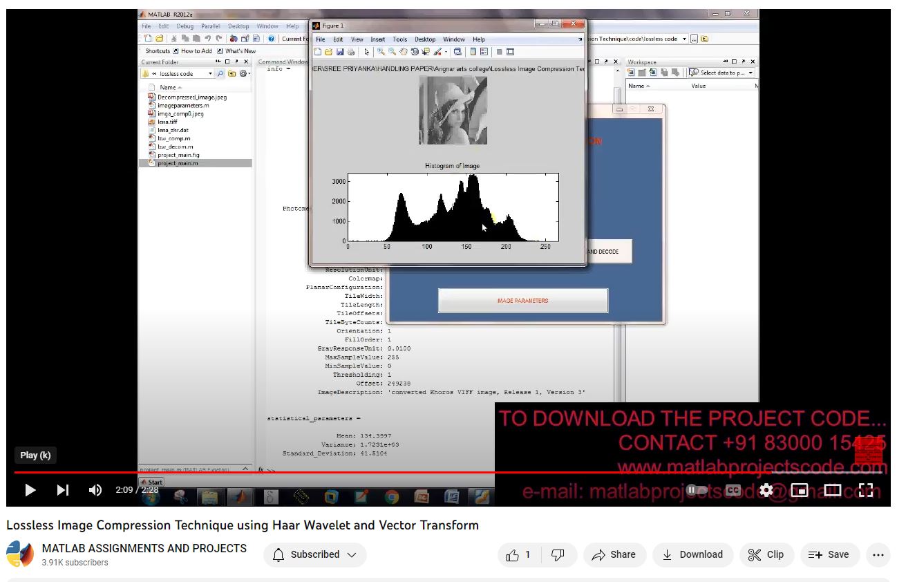 Lossless Image Compression Technique Using Haar Wavelet And Vector Transform project simulation thumbnail for Signal Processing and AI Engineering