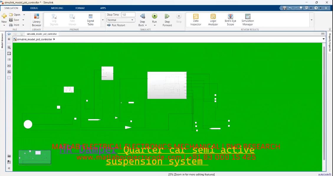 Mr Damper Quarter Car Semi Active Suspension System project simulation thumbnail for Mechanical, EV and Mechatronics Engineering
