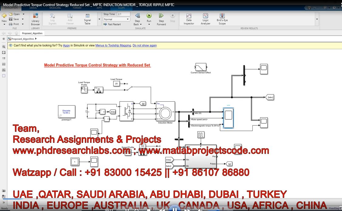 Modeling And Analysis Of Different Control Techniques Of Electric Motor For Electric Vehicle project simulation thumbnail for Mechanical, EV and Mechatronics Engineering