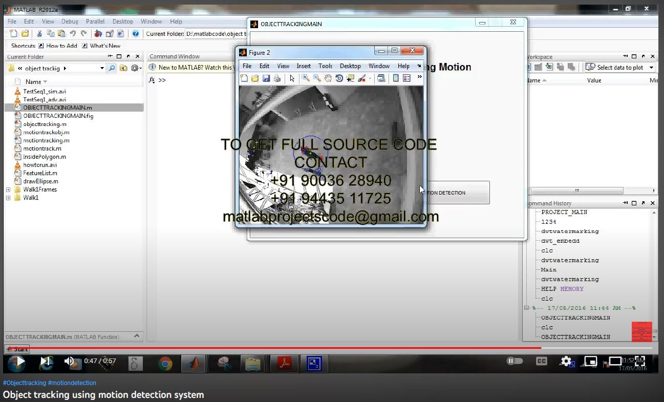 Object Tracking using Motion Detection System project simulation thumbnail for Signal Processing and AI Engineering