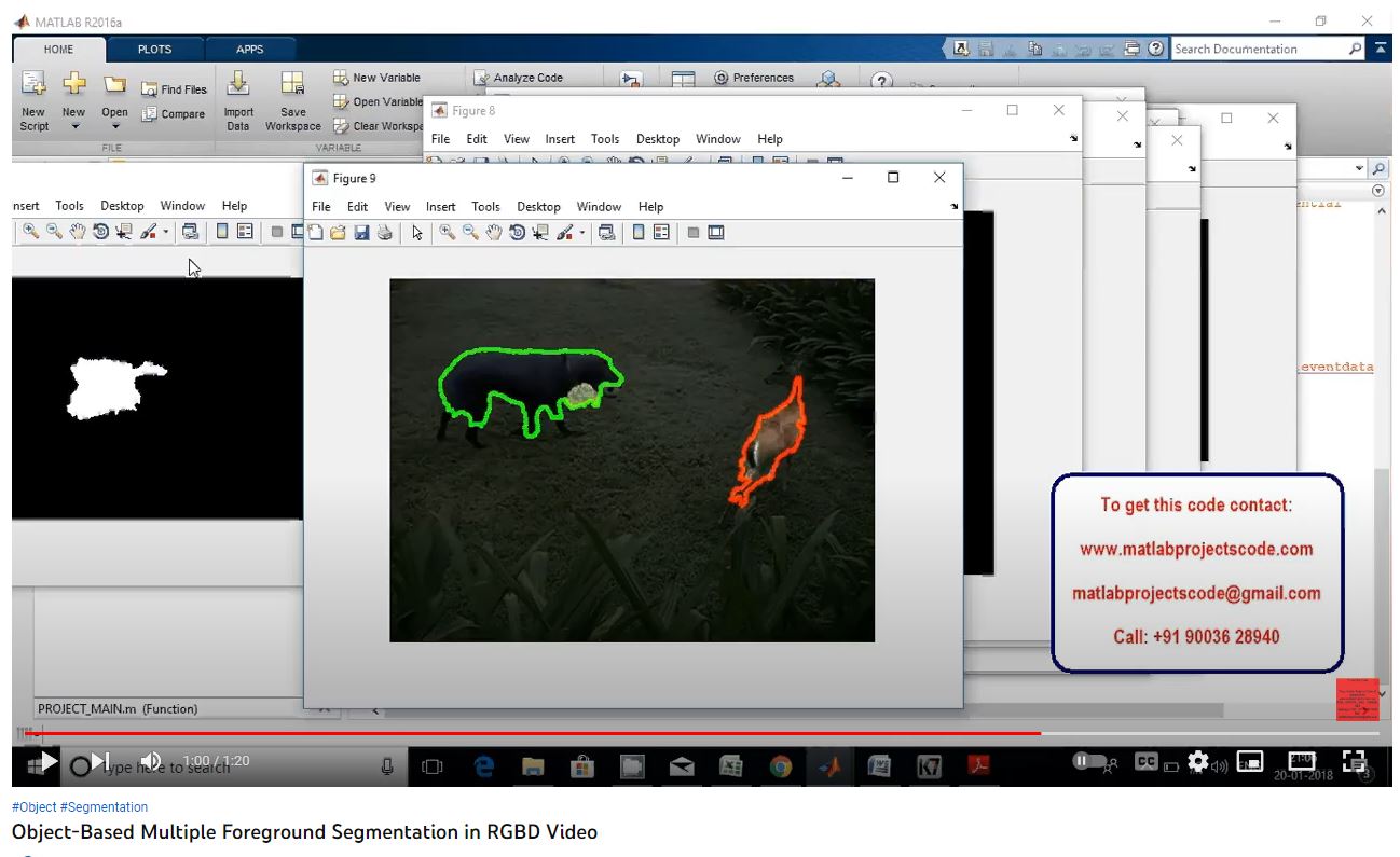 Object-based Multiple Foreground Segmentation in RGBD Video project simulation thumbnail for Signal Processing and AI Engineering