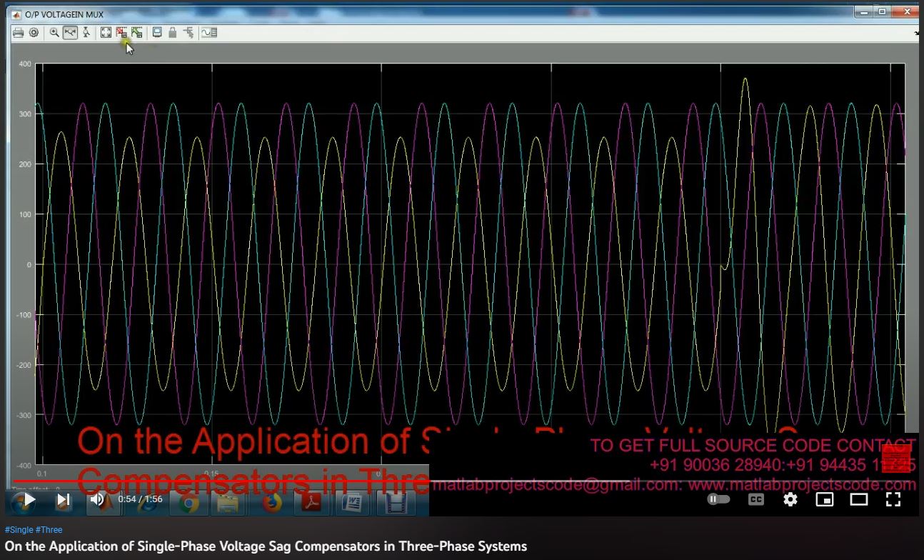 On the Application of Single-Phase Voltage Sag Compensators in Three-Phase Systems project simulation thumbnail for Electrical Engineering