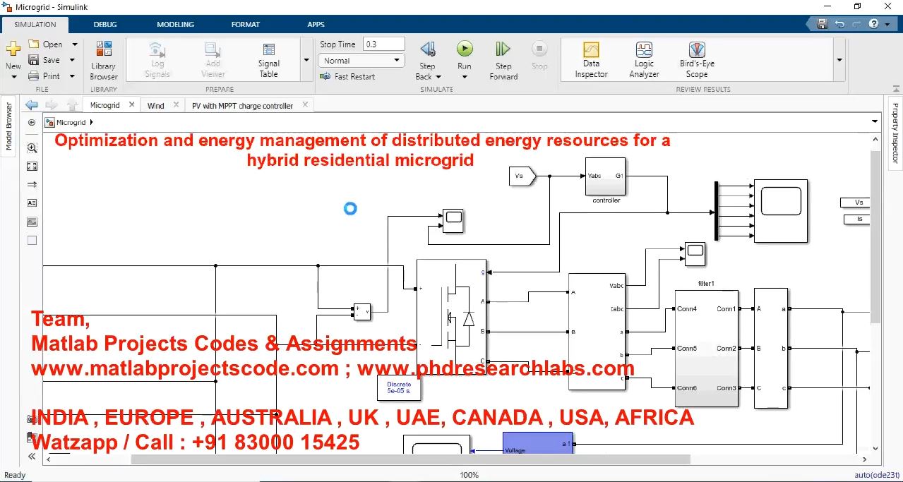Optimization And Energy Management Of Distributed Energy Resources For A Hybrid Residential project simulation thumbnail for Renewable Energy Engineering