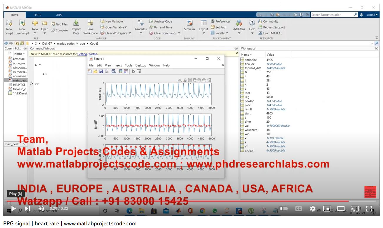 Ppg Signal _ Heart Rate project simulation thumbnail for Electrical Engineering