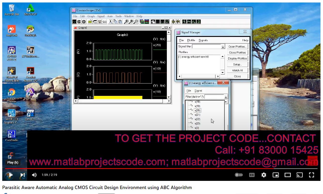 Parasitic Aware Automatic Analog CMOS | MATLAB Project