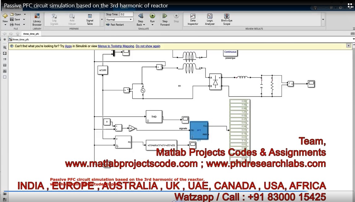 Passive Pfc Circuit Simulation Based On The 3Rd Harmonic Of Reactor project simulation thumbnail for Mechanical, EV and Mechatronics Engineering