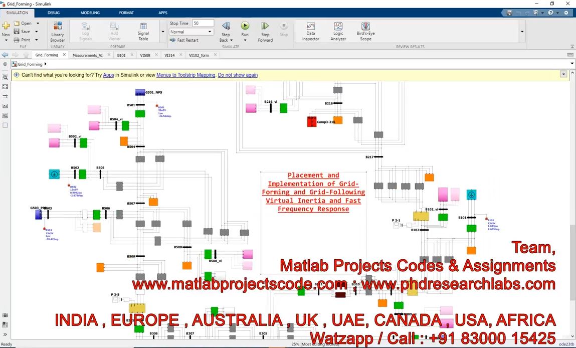 Placement And Implementation Of Grid-Forming Grid-Following Virtual Inertia Fast Frequency project thumbnail image