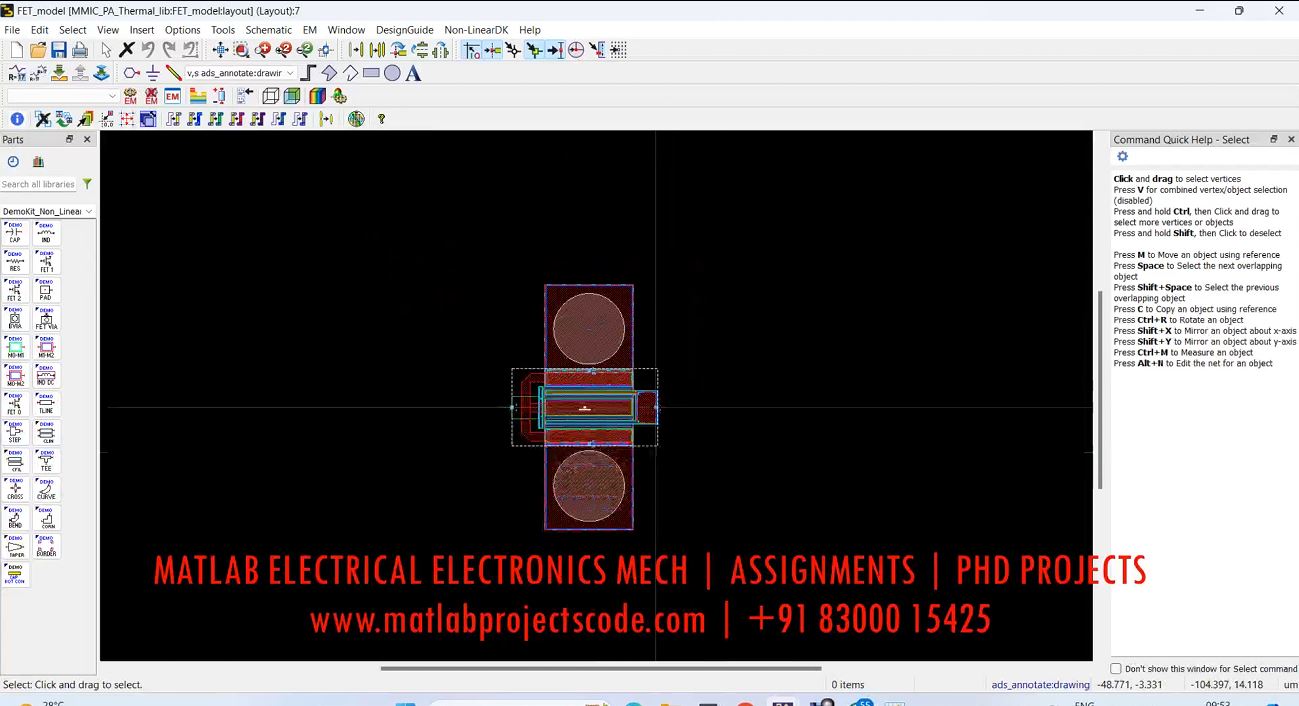 Power Amplifier Thermal Analyis - Ads Amplifier Design project simulation thumbnail for Renewable Energy Engineering