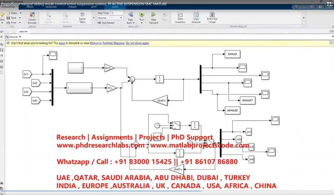 Proportional Integral Sliding Mode Control Active Suspension System_ Piactive Suspension Smc Matlab project simulation thumbnail for Mechanical, EV and Mechatronics Engineering