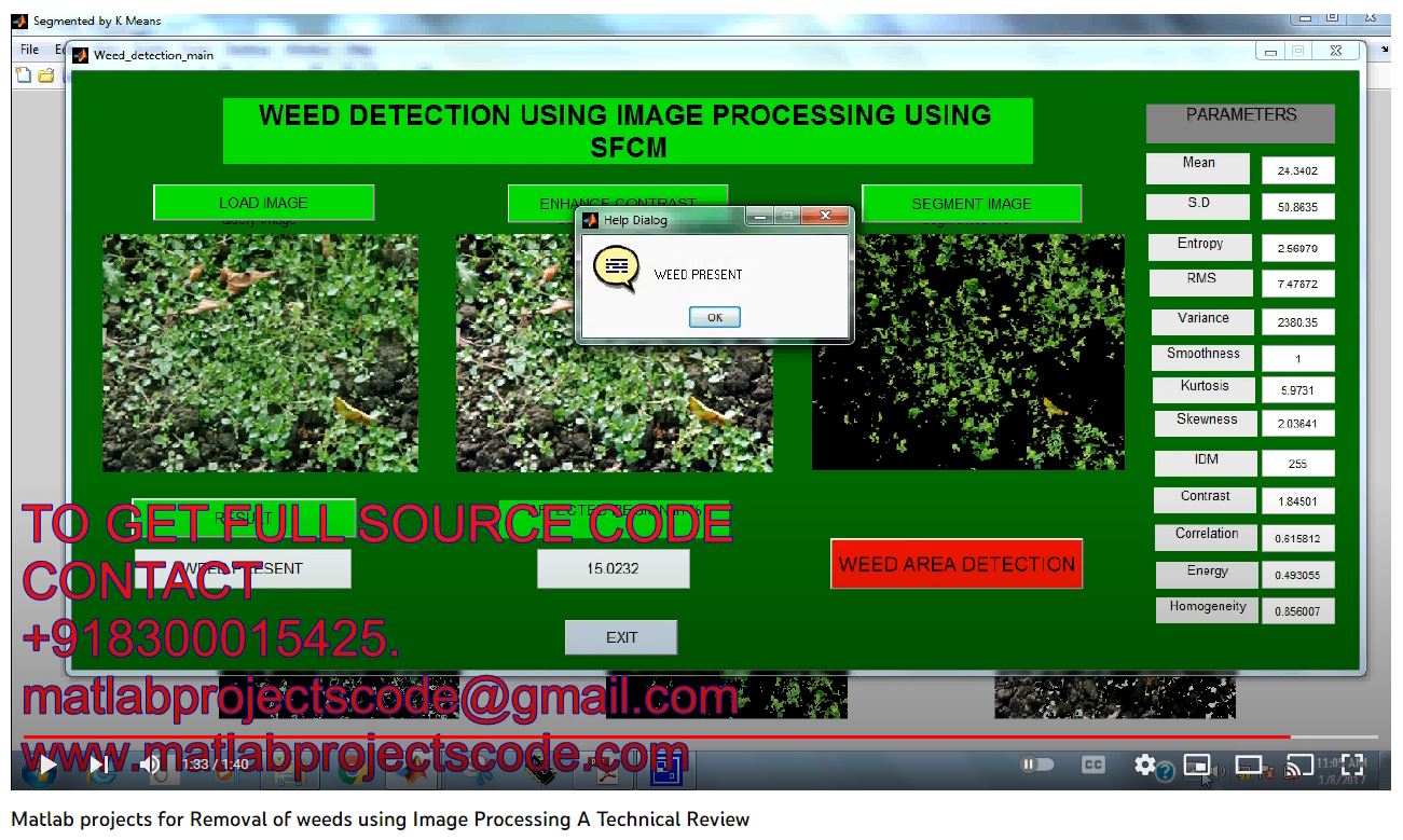 Removal of Weeds using Image Processing_A Technical Review project simulation thumbnail for Signal Processing and AI Engineering