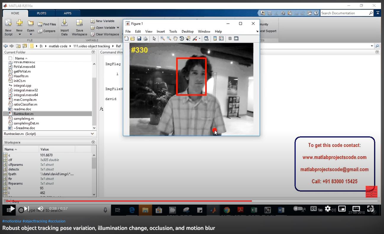 Robust Object Tracking Pose Variation, Illumination Change, Occlusion, and Motion Blur project thumbnail image