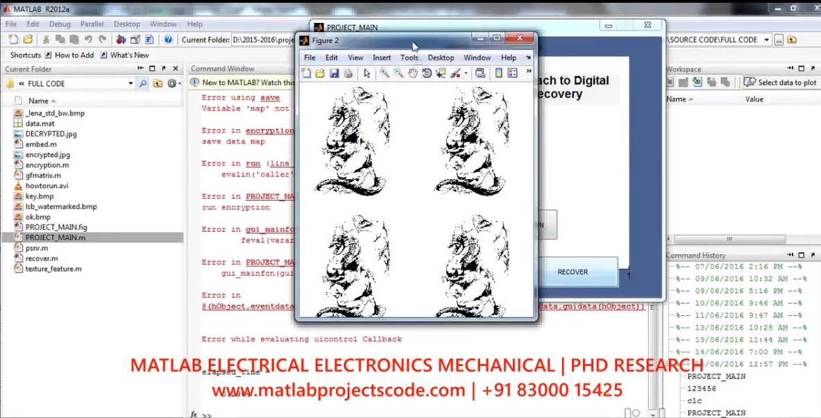 Source-Channel Coding Approach To Generate Tamper-Proof Images project simulation thumbnail for Signal Processing and AI Engineering
