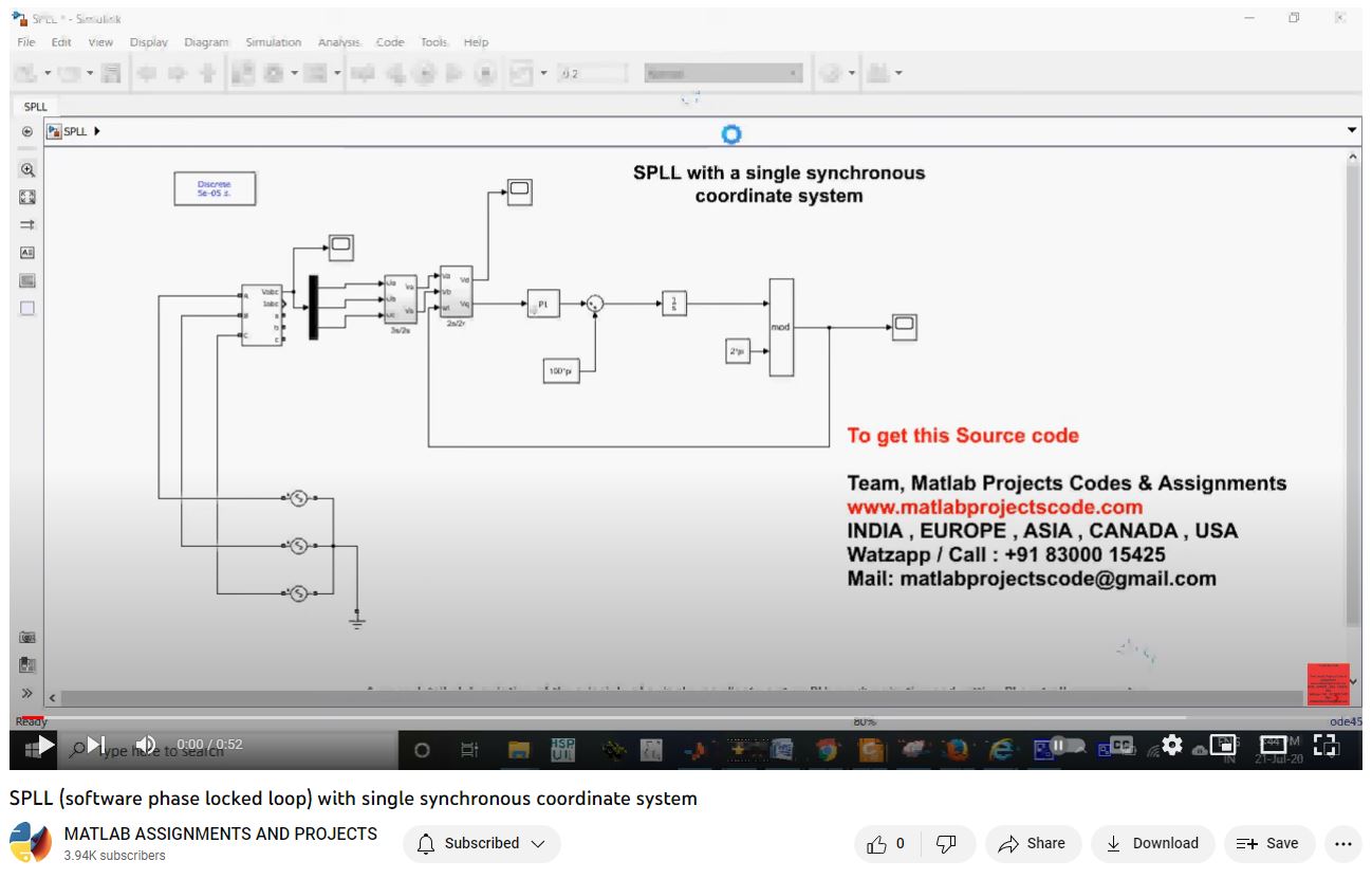 Spll Software Phase Locked Loop With Single Synchronous Coordinate System project thumbnail image