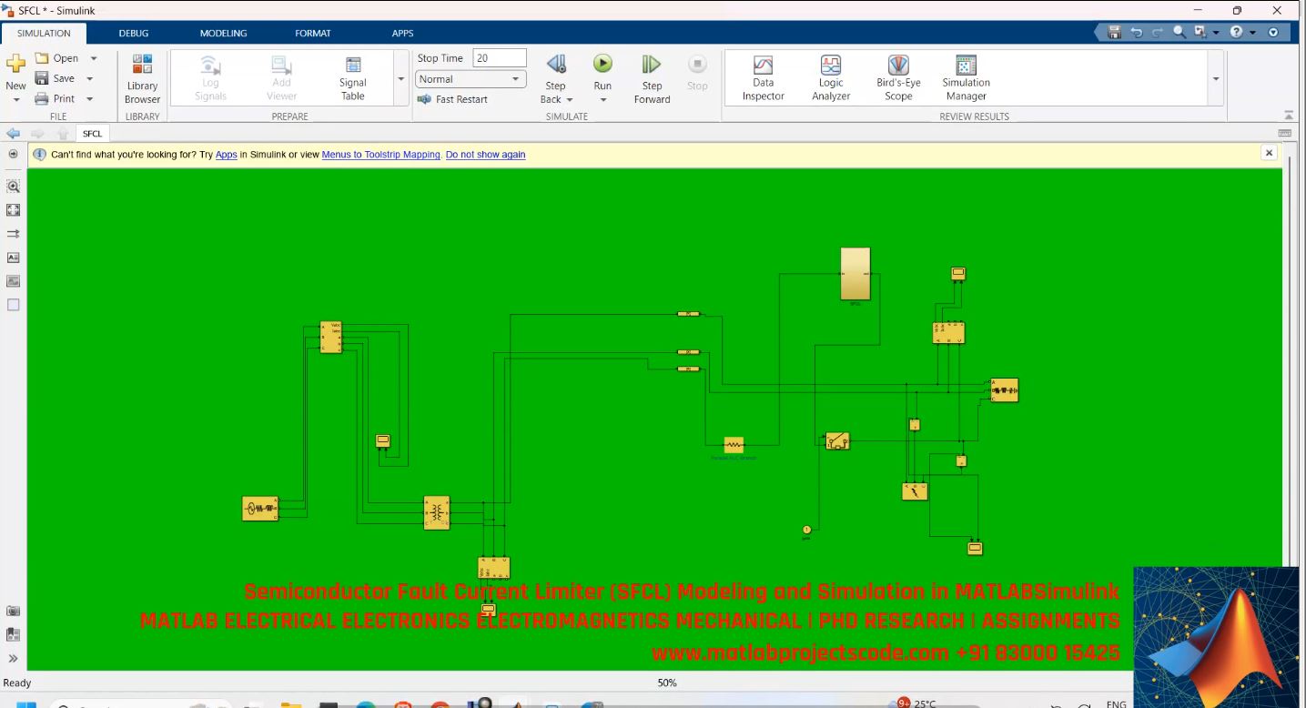Semiconductor Fault Current Limiter Sfcl Modeling And Simulation In Matlabsimulink project thumbnail image